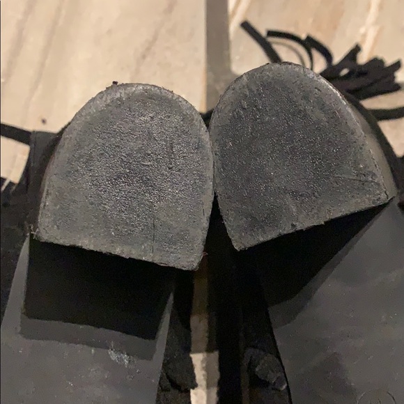 Black Open Toe 3” Heel Sandals - Picture 15 of 16